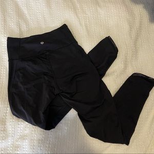 Lululemon Black Mesh Leggings